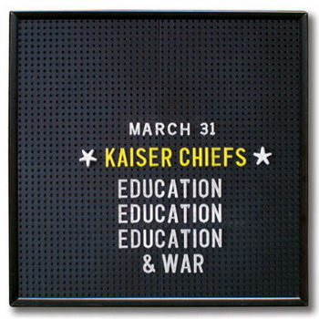 Kaiser Chiefs ������������ ����� ������  Education, Education, Education & War 